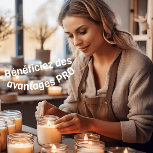 Remplissage de pots vides (Bougies d'ambiance pour Restaurant et Evènement)